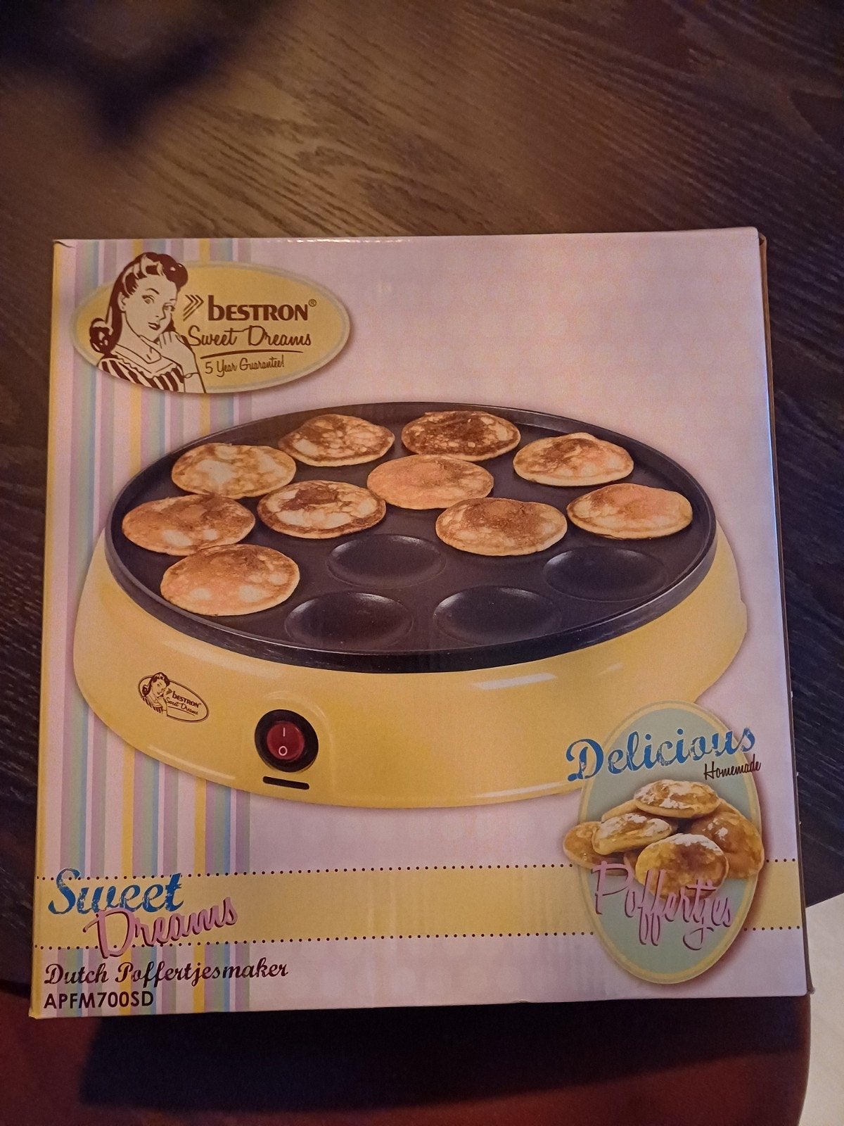 Bestron Sweet Dreams Poffertjesmaker APFM700SD, Ophalen of Verzenden, Nieuw