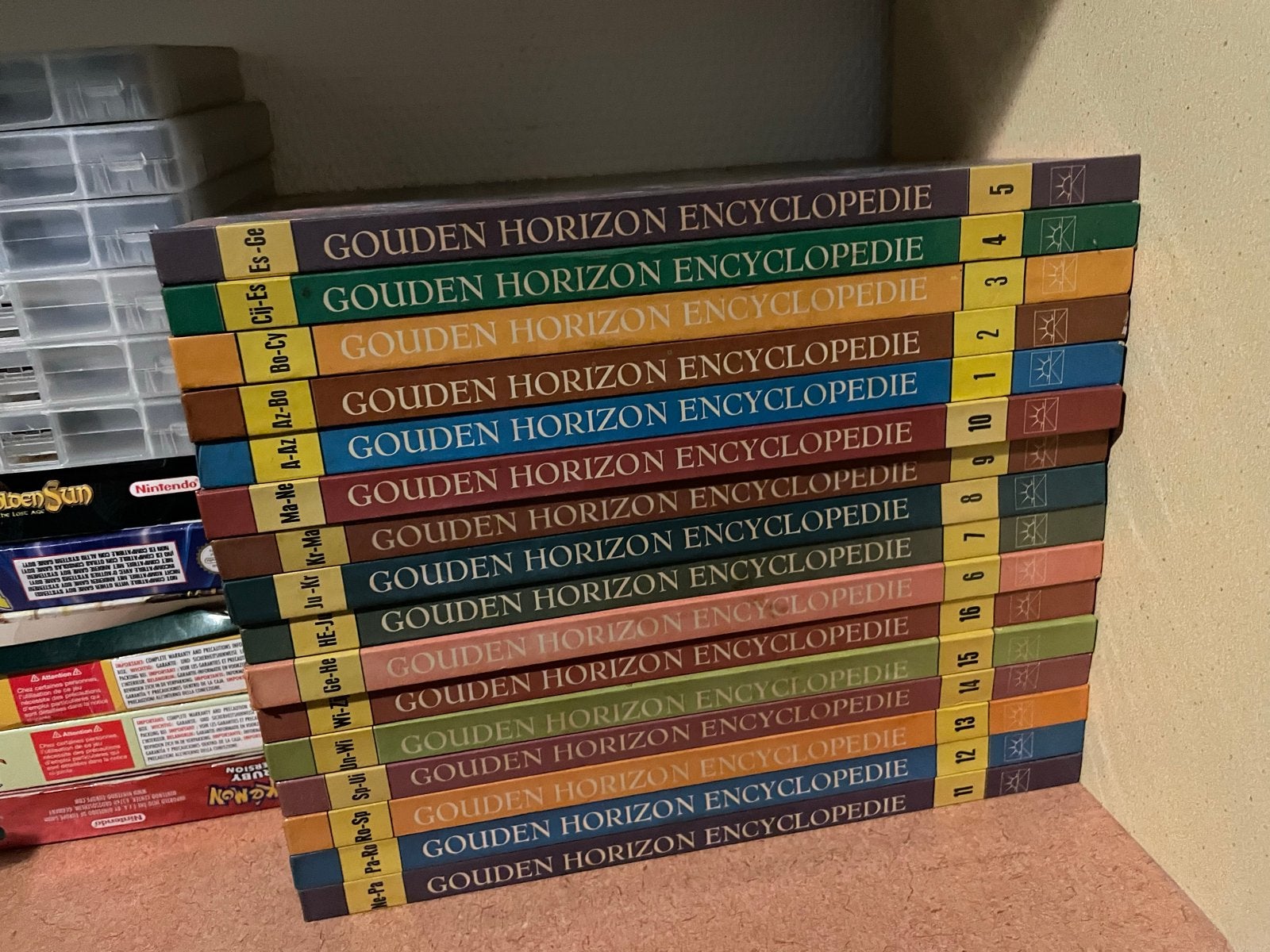 Complete set Gouden Horizon Encyclopedie (16 delen), Boeken, Ophalen of Verzenden, Gelezen, Algemeen, Complete serie