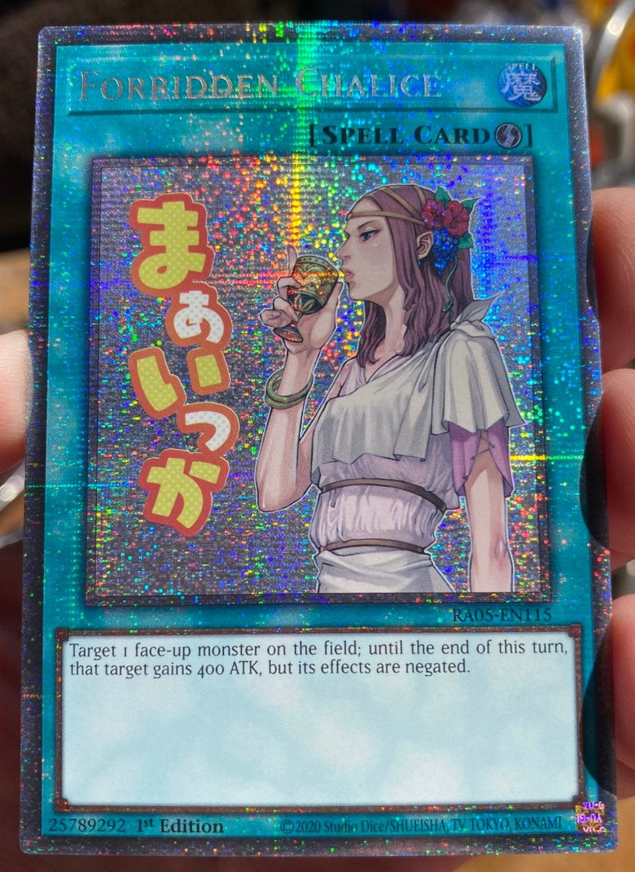 Yu-Gi-Oh! Forbidden Chalice RA05 1st Ed Starlight Rare Mint, Ophalen of Verzenden
