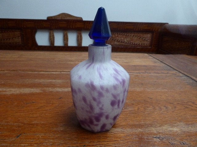 Opaline flesje met stop (2), Antiek en Kunst, Ophalen of Verzenden