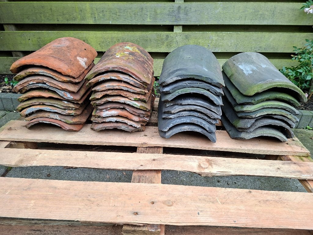 Vorsten voor oud hollandse dakpannen, Doe-het-zelf en Verbouw, Dakpannen en Dakbedekking, Ophalen, Gebruikt, Minder dan 5 m², Dakpannen
