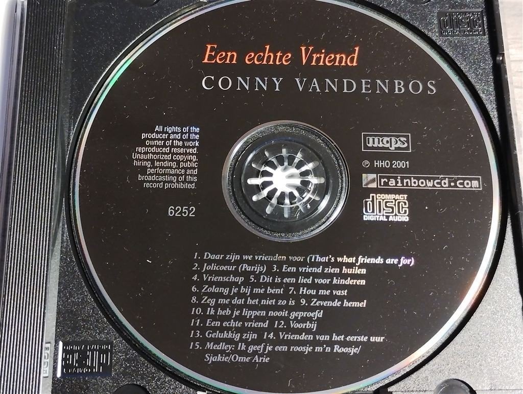 Conny Vandenbos - Een Echte Vriend, Cd's en Dvd's, Cd's | Nederlandstalig, Ophalen of Verzenden, Zo goed als nieuw, Levenslied of Smartlap