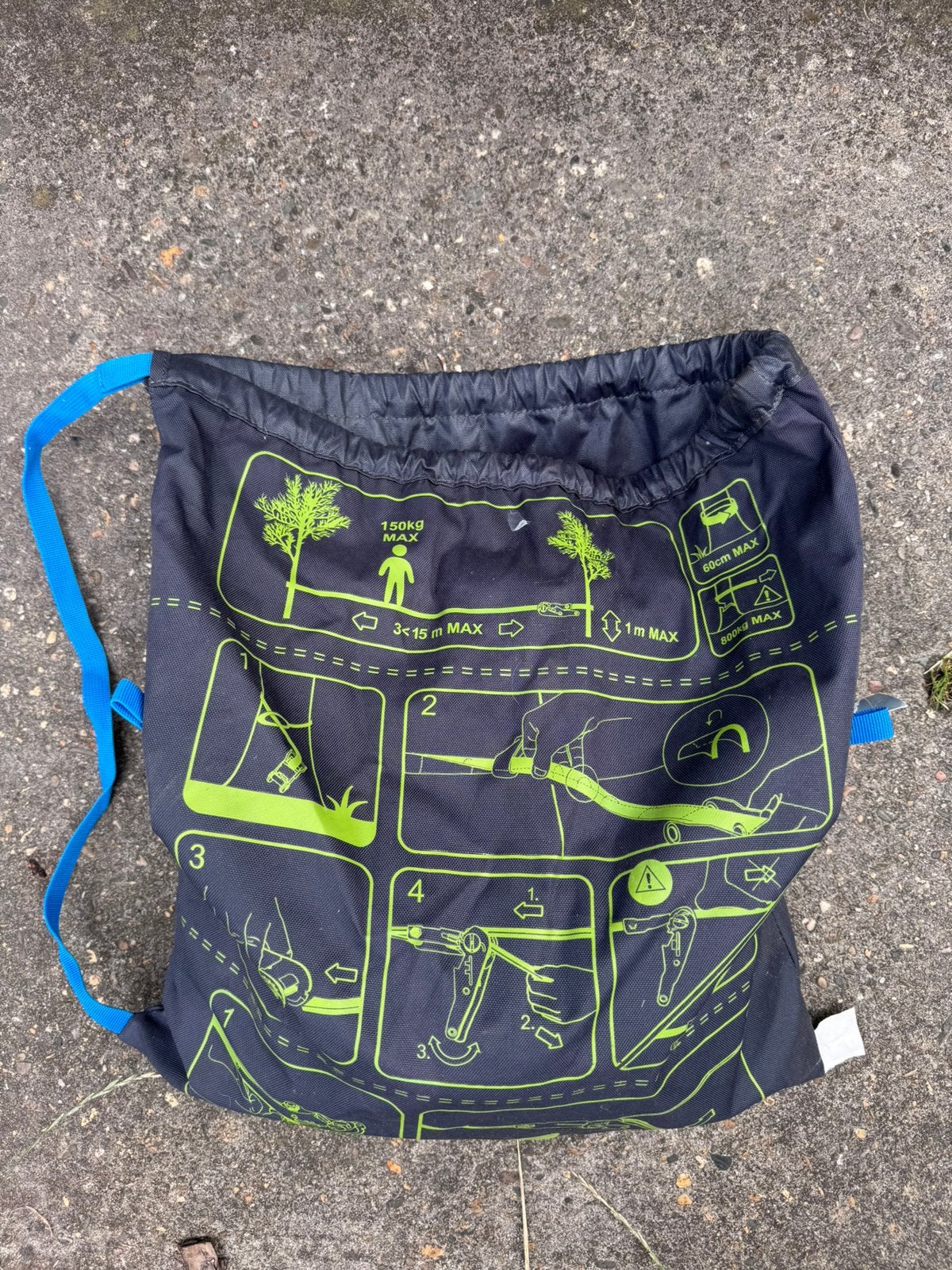 Simond slackline 15 meter, Ophalen, Zo goed als nieuw, Klimsport-accessoire