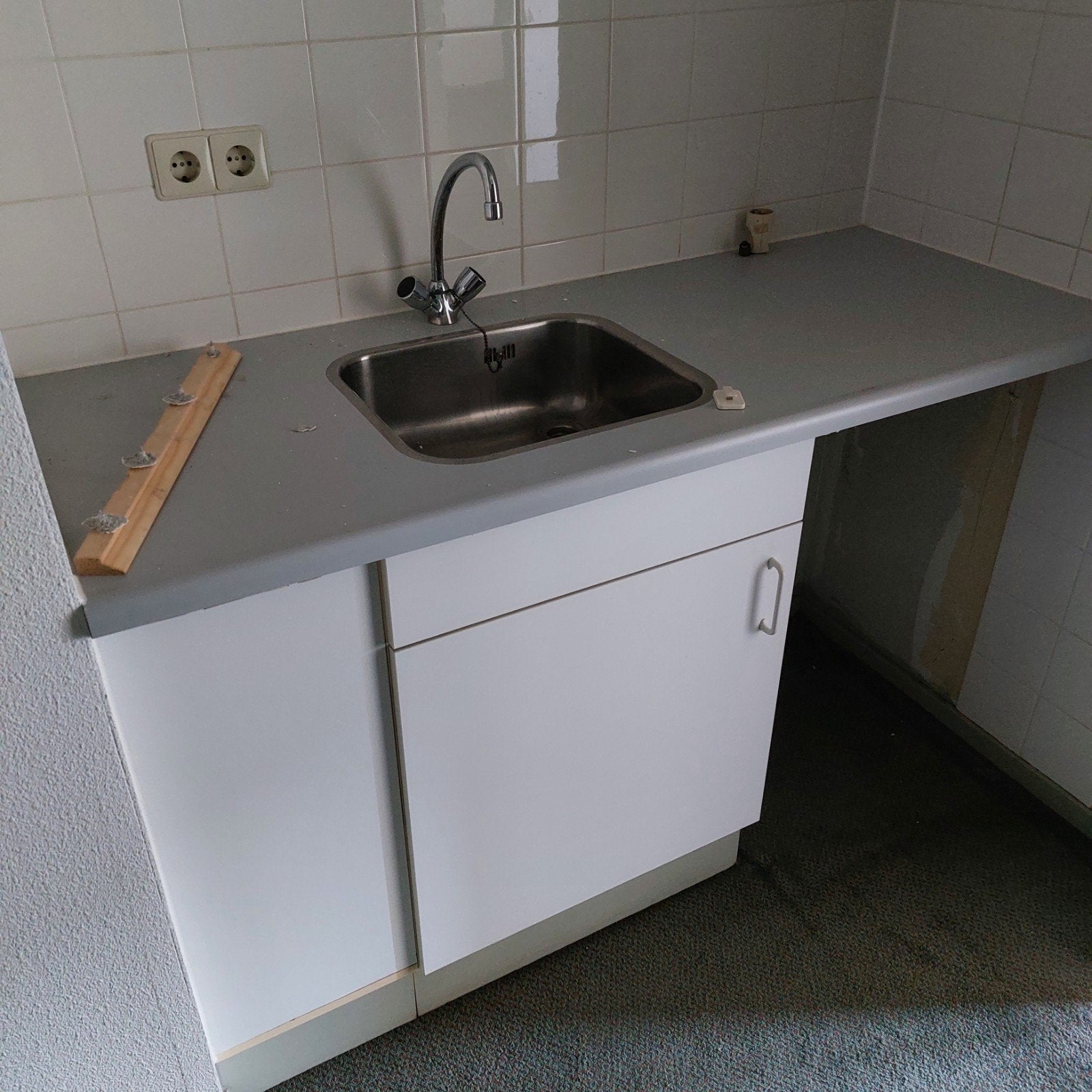 Keukenblokje en kast, Huis en Inrichting, Keuken | Complete keukens, Ophalen, Gebruikt