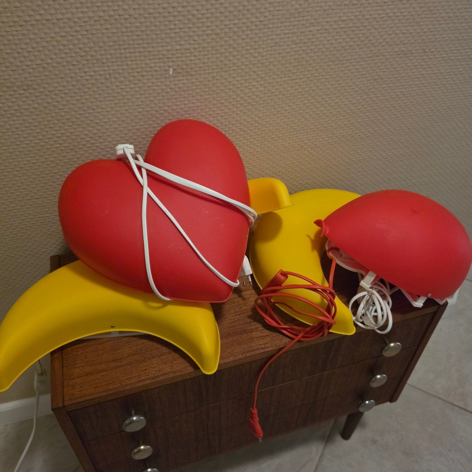Set van 5 IKEA Wandlampen Kinderkamer Manen Hart Ballon, Ophalen of Verzenden