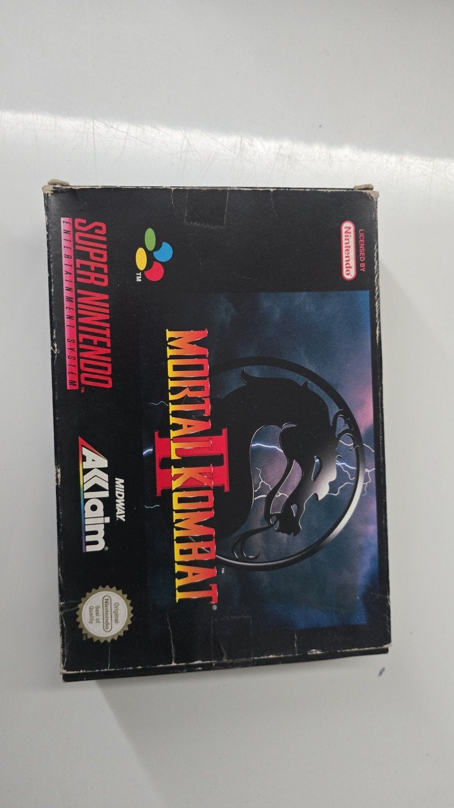 Mortal Kombat II Super Nintendo SNES Klassieker, Gebruikt, Vechten, 2 spelers, Ophalen of Verzenden