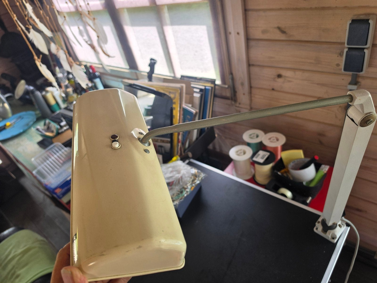 Industriële bureaulamp - Klemlamp voor tafel/werkbank, Huis en Inrichting, Lampen | Tafellampen, Bureaulamp, Ophalen of Verzenden