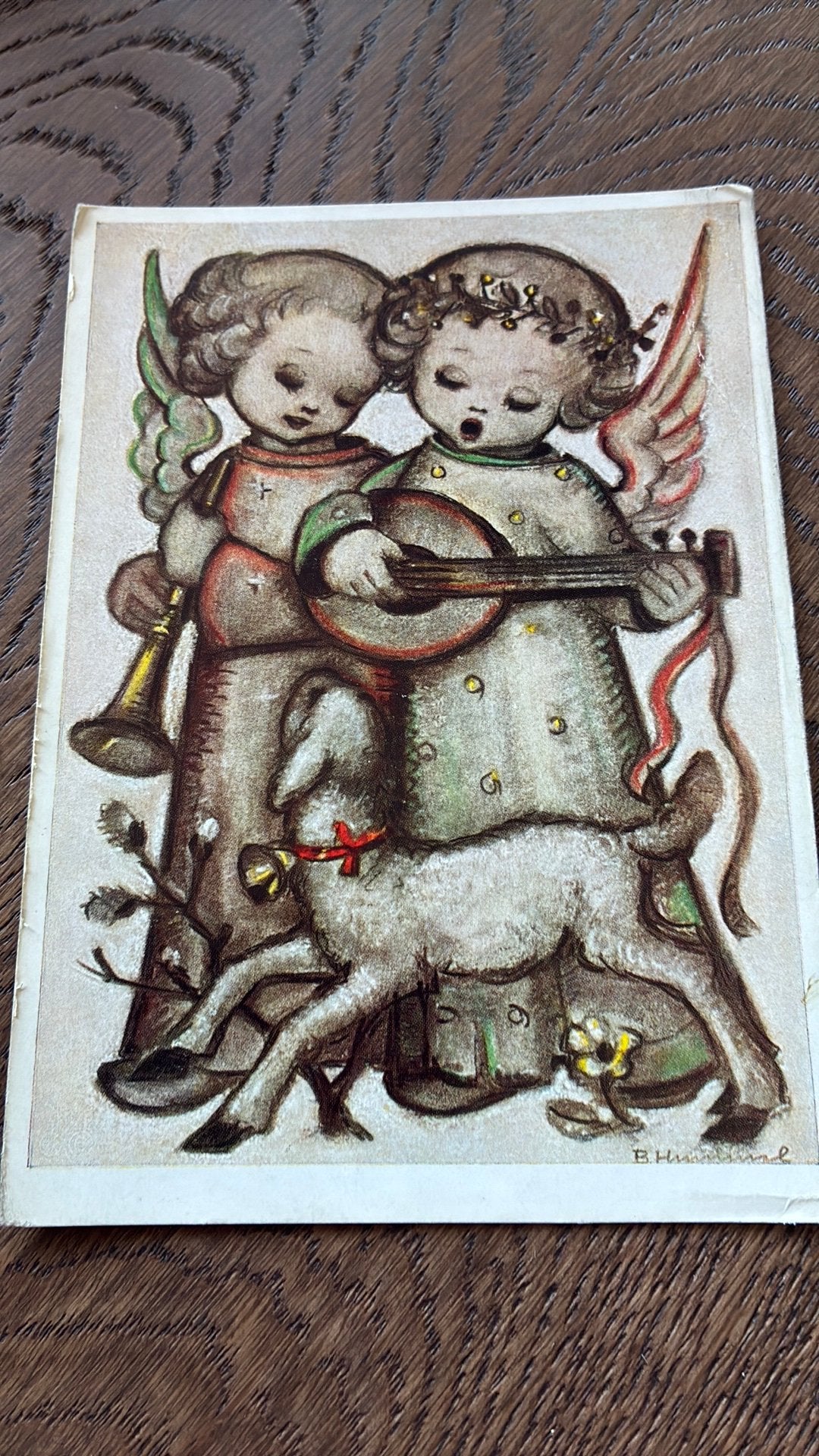 Hummel. Engeltjes, muziek maken. Lammetje, Ophalen of Verzenden, Ongelopen, Kinderen