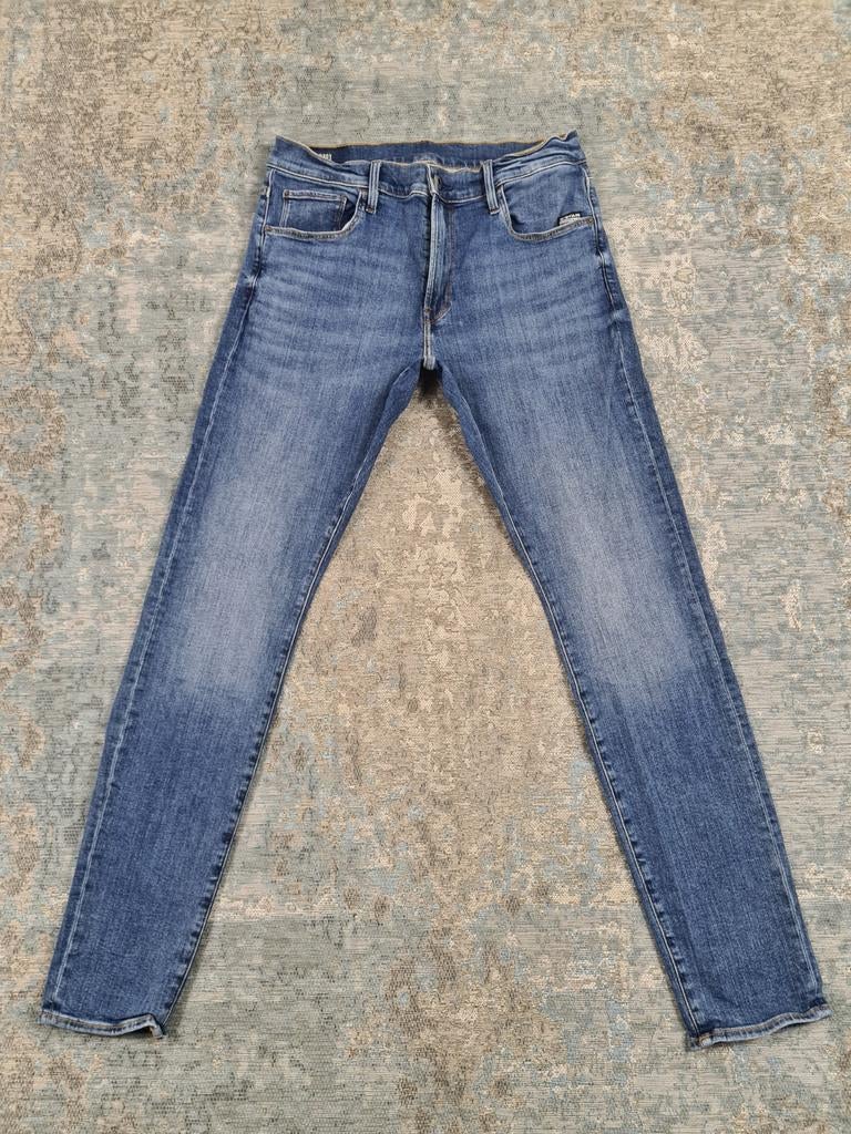 G-Star 3301 W34 L34 Skinny STRETCH Bronno3434 Blauw, https://www.g-star.com/nl_nl/customer-service, Ophalen of Verzenden, Zo goed als nieuw