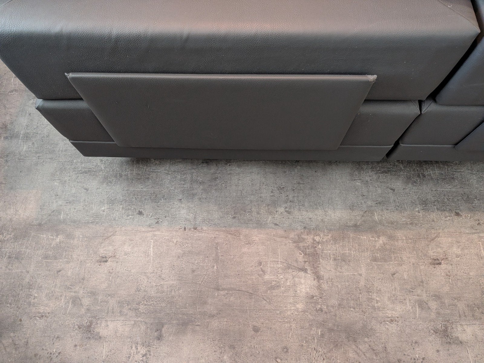 Elektrisch verstelbaar bed (draadloos) van kunstleer, Ophalen, Overige materialen, 210 cm, Tweepersoons