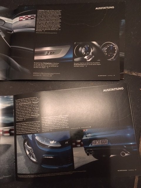 Volkswagen VW Golf 6 R originele brochure/auto folder '12, Ophalen of Verzenden, Opel
