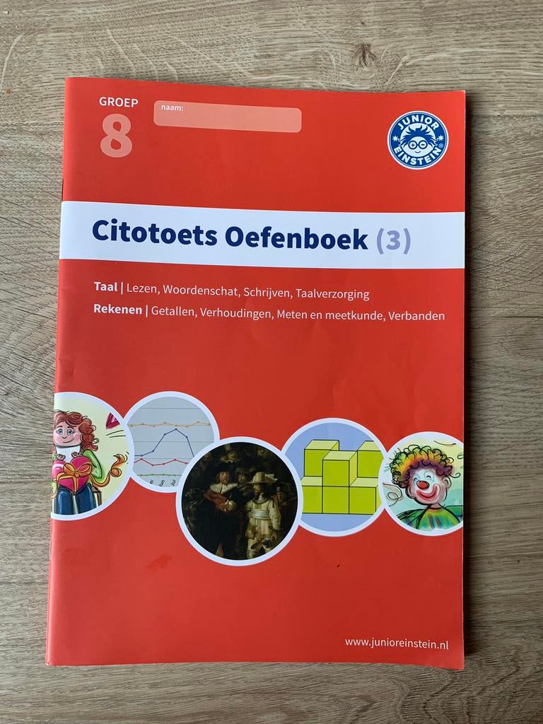 Citotoets oefenboek deel 3 groep 8 DIGITAAL, Ophalen, Zo goed als nieuw, Overige niveaus, Nederlands