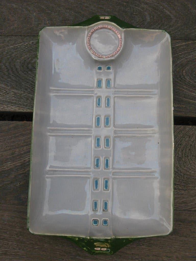 SCHAAL JUGENDSTIL JULIUS DRESSLER KERAMIEK  1900, Ophalen of Verzenden