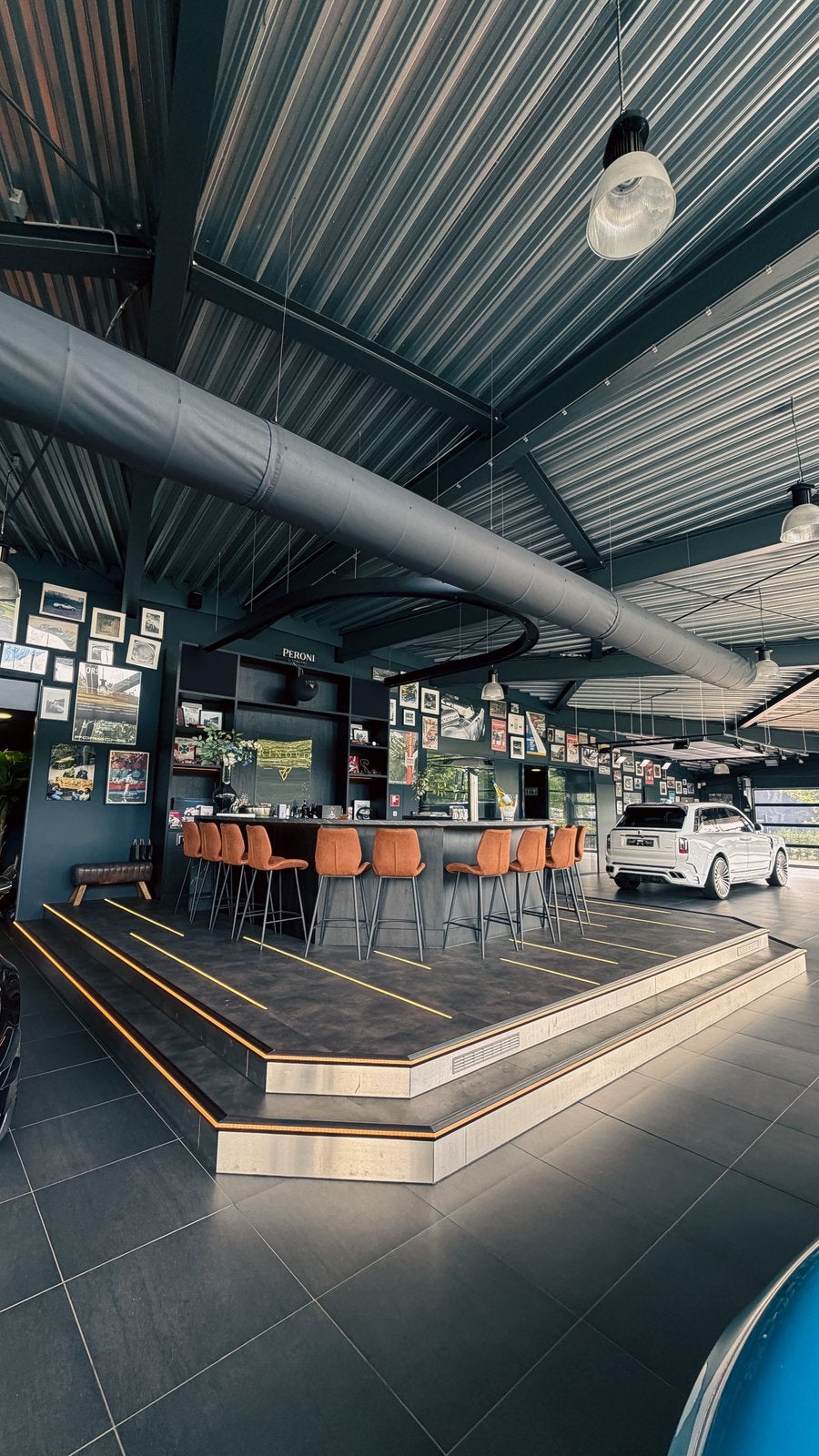 Luxe complete horecabar | Gamko | Peroni | Siemens |Wessamat, Ophalen, Zo goed als nieuw, Inclusief barstoelen