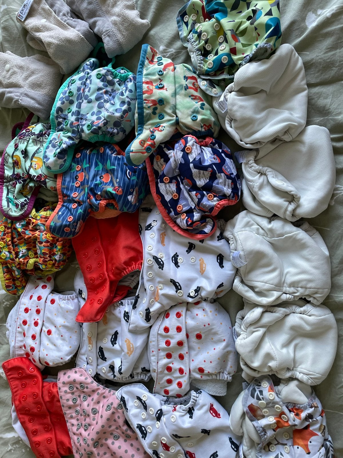 Starterpakket wasbare luiers – Close, bumGenius, Mother-ease, Kinderen en Baby's, Kinderspulletjes, Ophalen of Verzenden, Zo goed als nieuw