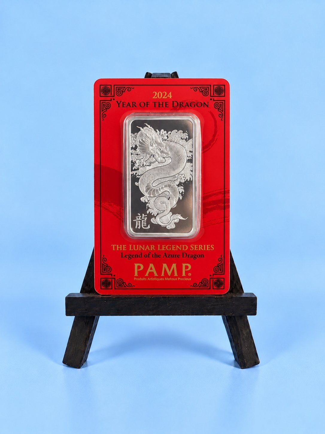 PAMP Suisse🇨🇭Lunar Calendar Series Year of the Dragon 2024, Ophalen of Verzenden, Zilver