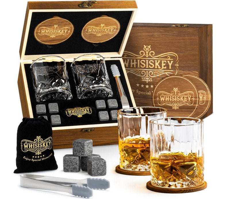 Whisiskey Luxe Whiskey Set MANCAVE / CADEAUTIP, Ophalen of Verzenden, Nieuw, Overige typen