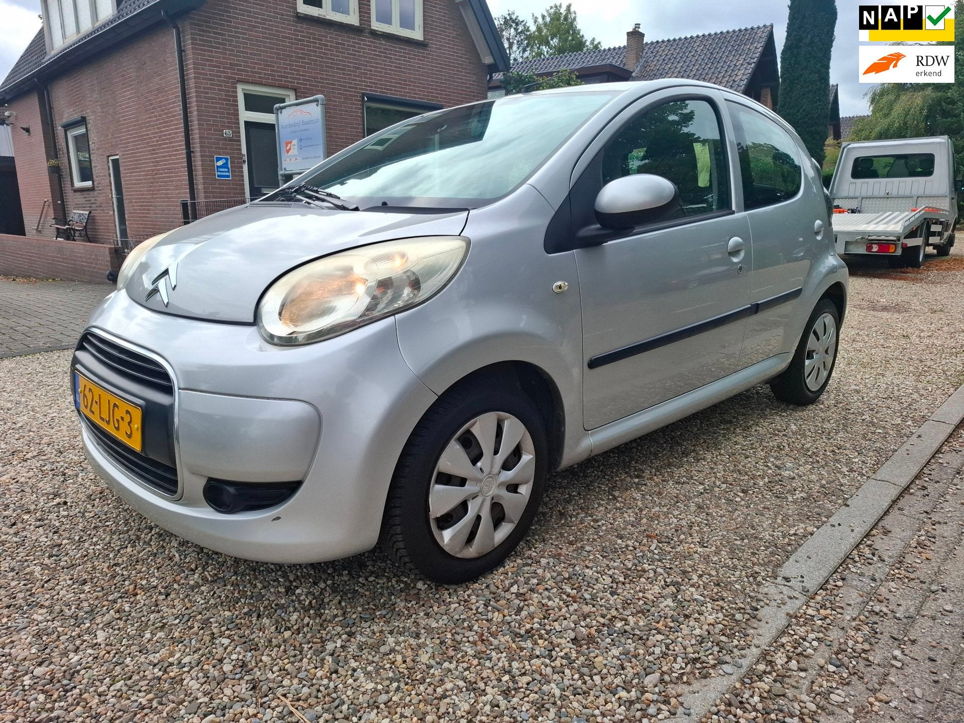 Citroen C1 1.0-12V 5 deurs Carplay airco nette auto APK 6-'2, Gebruikt, Metallic lak, C1, Origineel Nederlands
