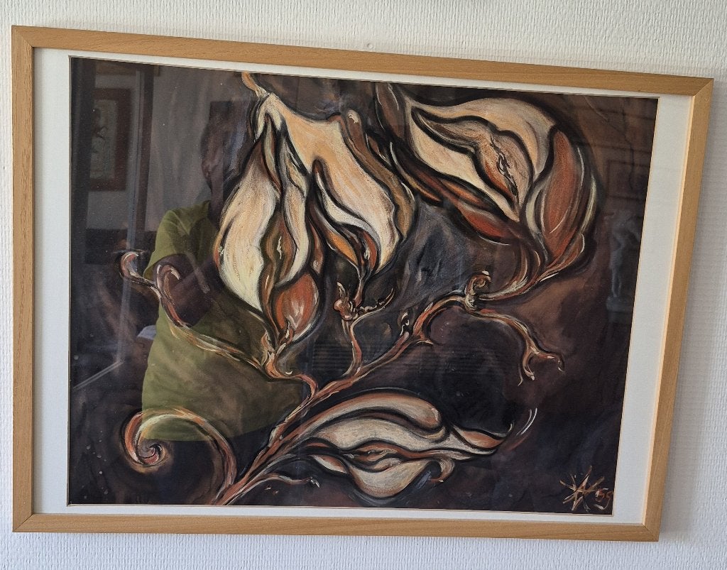 Apart groot schilderij, Ophalen