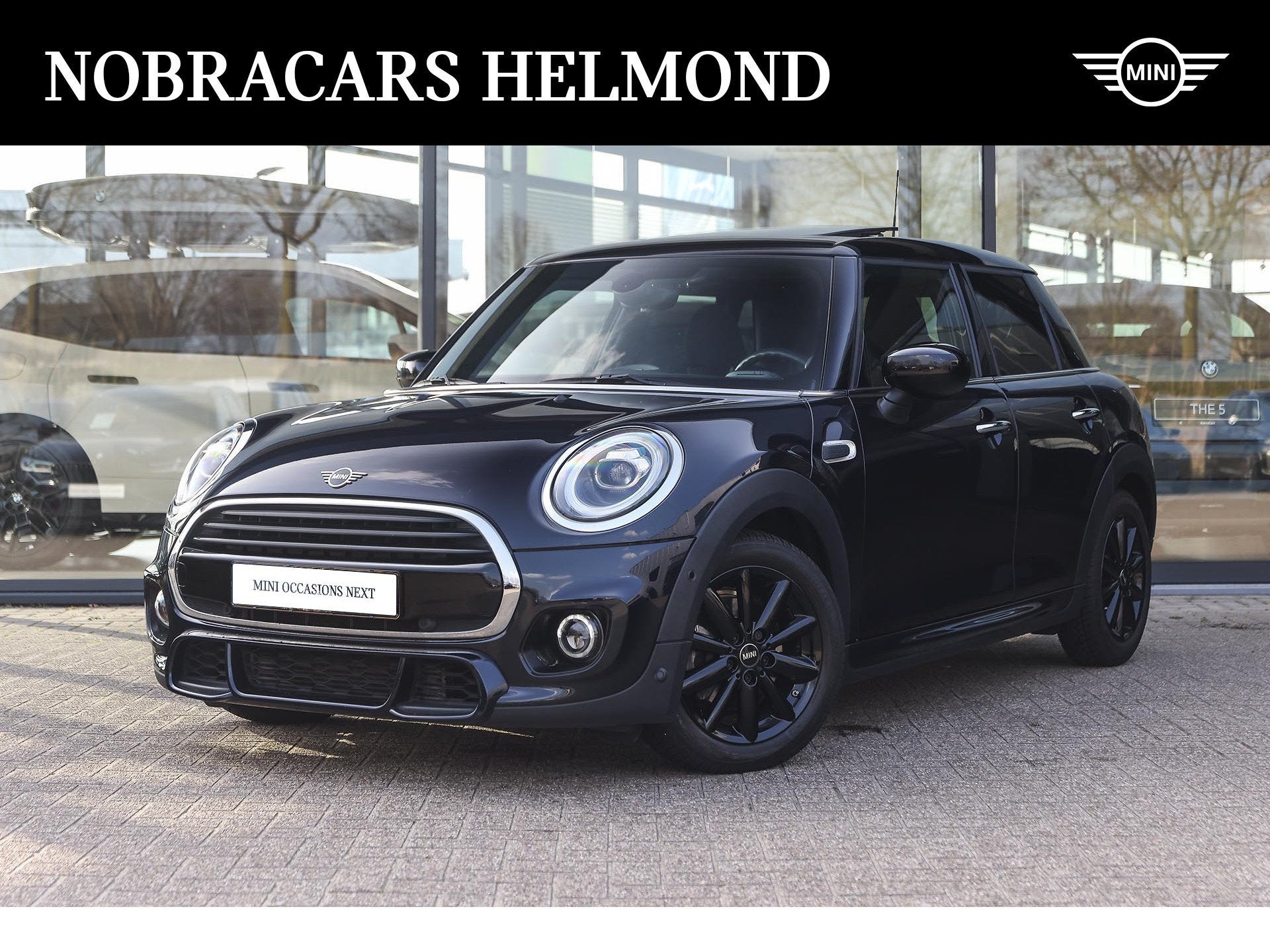 MINI Hatchback Cooper JCW / Panoramadak / Sportstoelen / Com, Auto's, 136 pk, Gebruikt, Met garantie (alle), Blauw