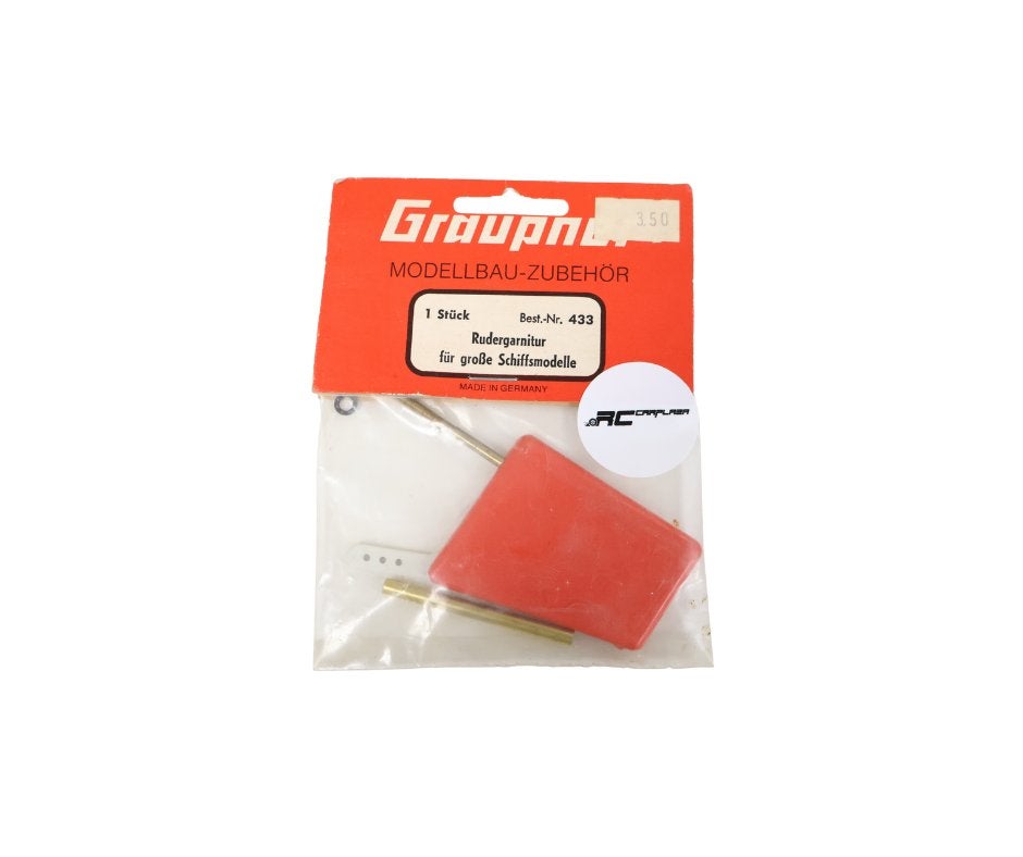 Graupner rudegarnitur 433 rc boot, Ophalen of Verzenden, Gebruikt