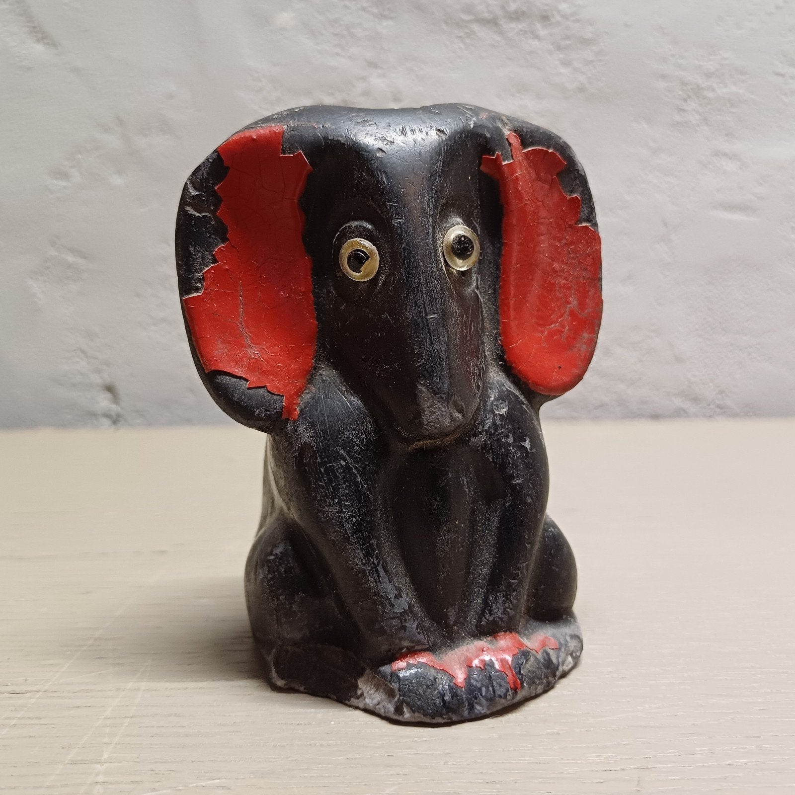 VINTAGE KAARSENHOUDER WIENER HONDJE, Ophalen of Verzenden, Zo goed als nieuw, Steen/keramiek, Draadloos