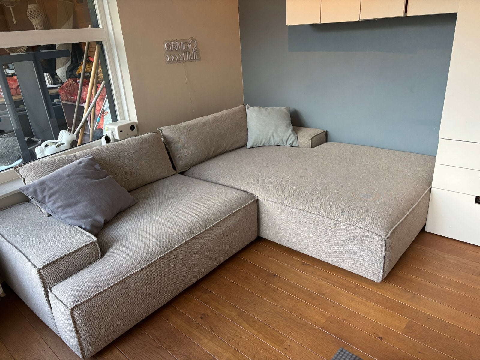 Daphne Modulaire Loungebank, Ophalen, Zo goed als nieuw, Stof