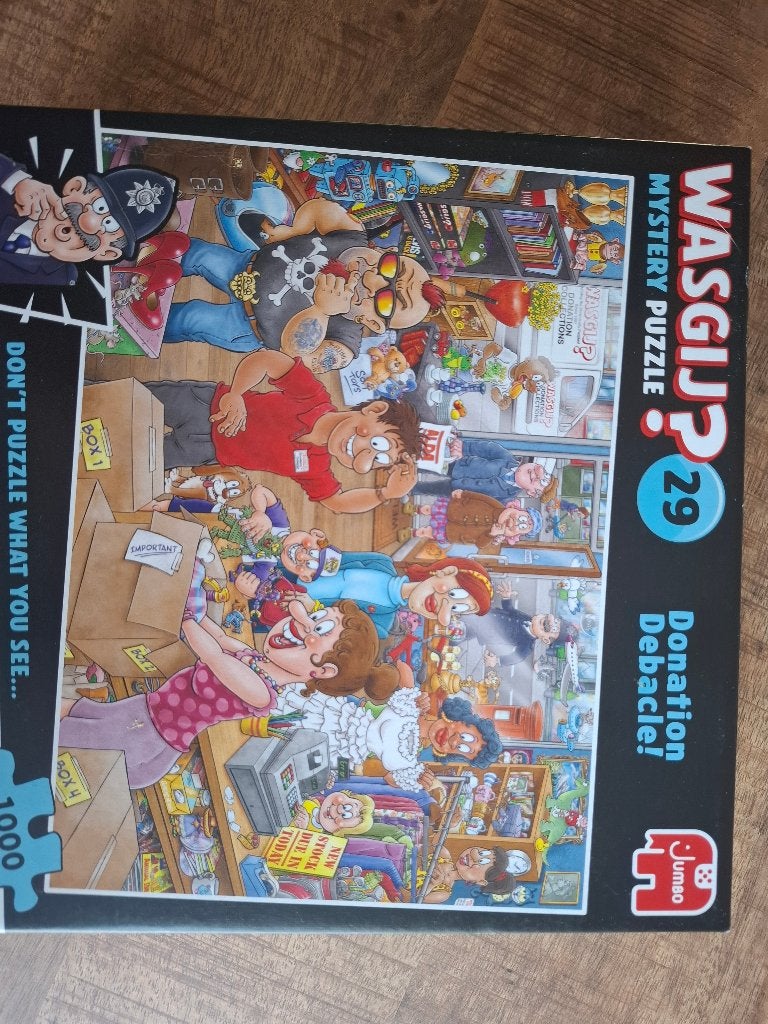 Wasgij, Ophalen of Verzenden, 500 t/m 1500 stukjes, Zo goed als nieuw, Legpuzzel