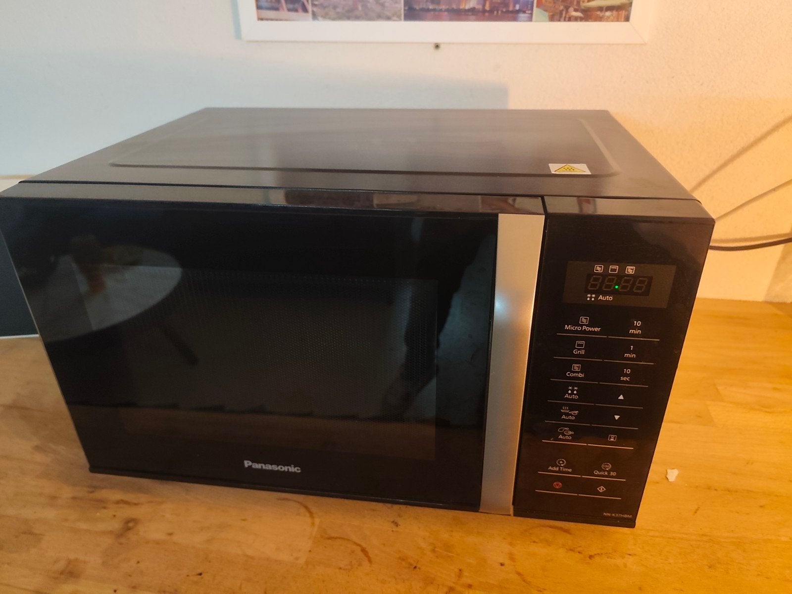 Panasonic NN-K37HBM Combimagnetron - Zo goed als nieuw, Ophalen, Zo goed als nieuw, Grill