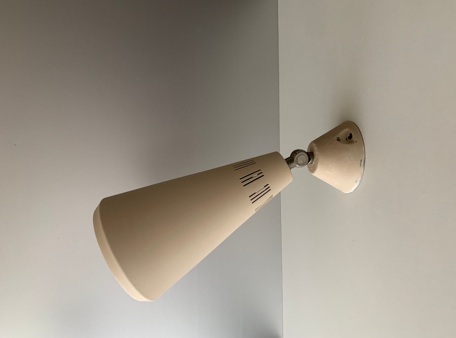 Philips 50s wall light silence of the lamps, Gebruikt, Philips, Verstelbaar, Metaal