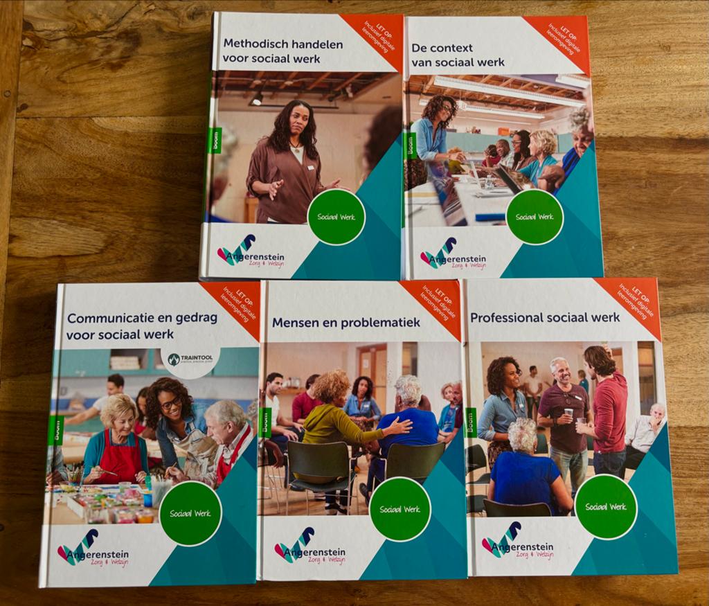 Angerenstein Sociaal Werk Boekenpakket (5 boeken), Ophalen of Verzenden, Gamma, Zo goed als nieuw, MBO