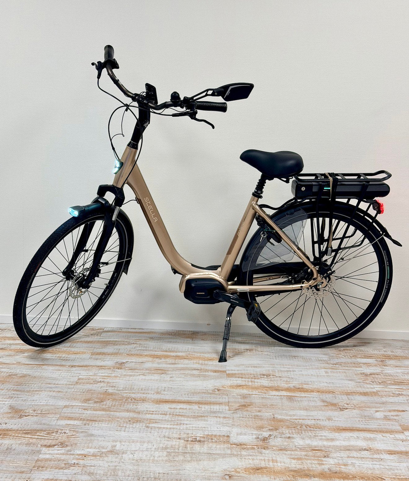 Stella Livorno Gold middenmotor Shimano Steps Automaat 504Wh, Overige merken, Info@handelsbedrijfotte.nl, STELLA, Ophalen of Verzenden