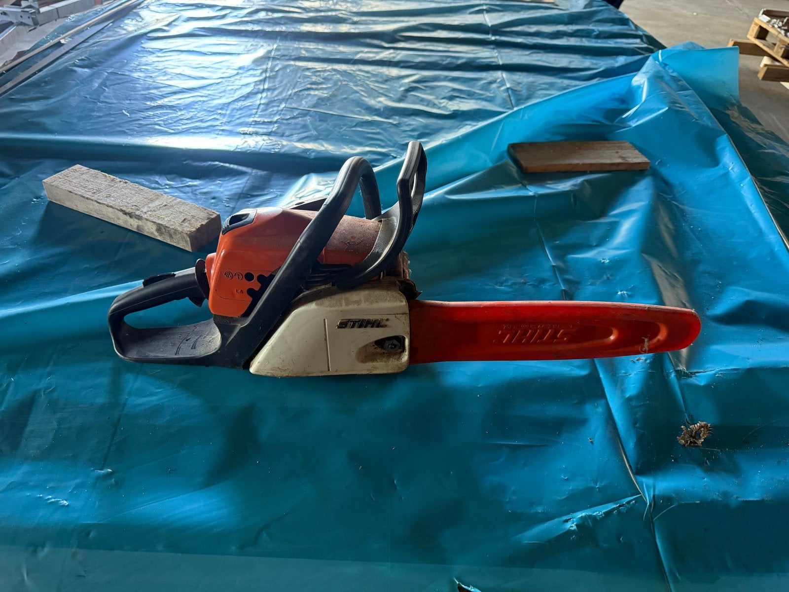 Stihl MS 181 Kettingzaag - Gebruikt, Doe-het-zelf en Verbouw, Gereedschap | Zaagmachines, Gebruikt, Kettingzaag, Ophalen of Verzenden