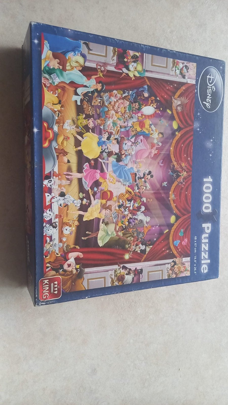 Disney puzzle 1000st, Ophalen, 500 t/m 1500 stukjes, Zo goed als nieuw, Legpuzzel