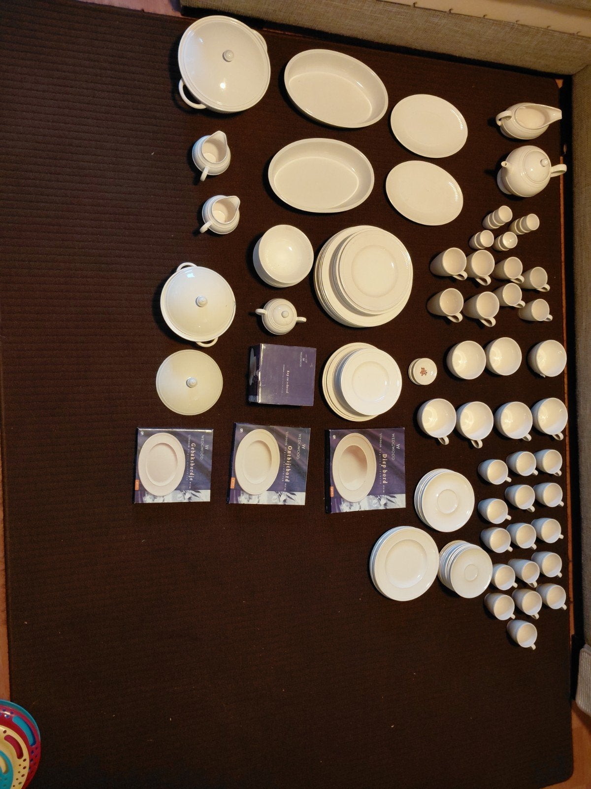 Grote collectie Wedgewood windsor servies, zo goed als nieuw, Ophalen, Klassiek, Zo goed als nieuw, Porselein