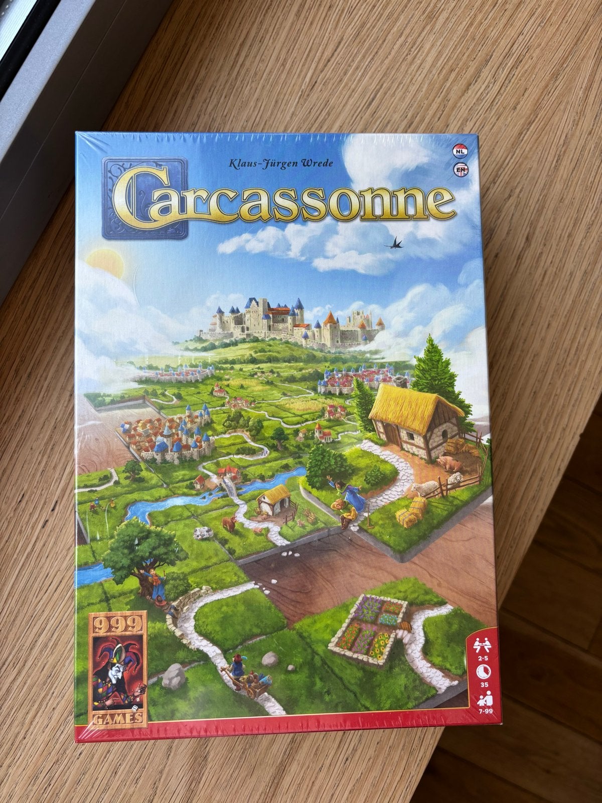 Carcassonne Bordspel - Nieuw in verpakking, Hobby en Vrije tijd, Gezelschapsspellen | Bordspellen, Drie of vier spelers, Ophalen of Verzenden