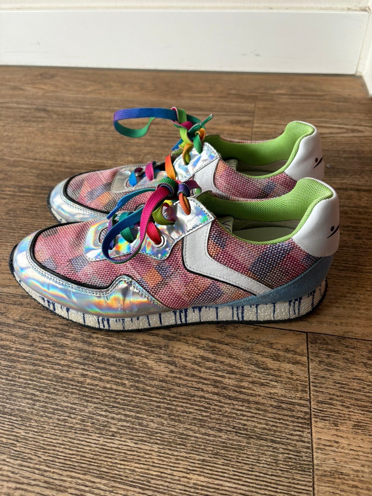 Voile Blanche sneakers maat 37 kleurrijk roze zilver, Kleding | Dames, Schoenen, Ophalen of Verzenden, Roze, Sneakers of Gympen