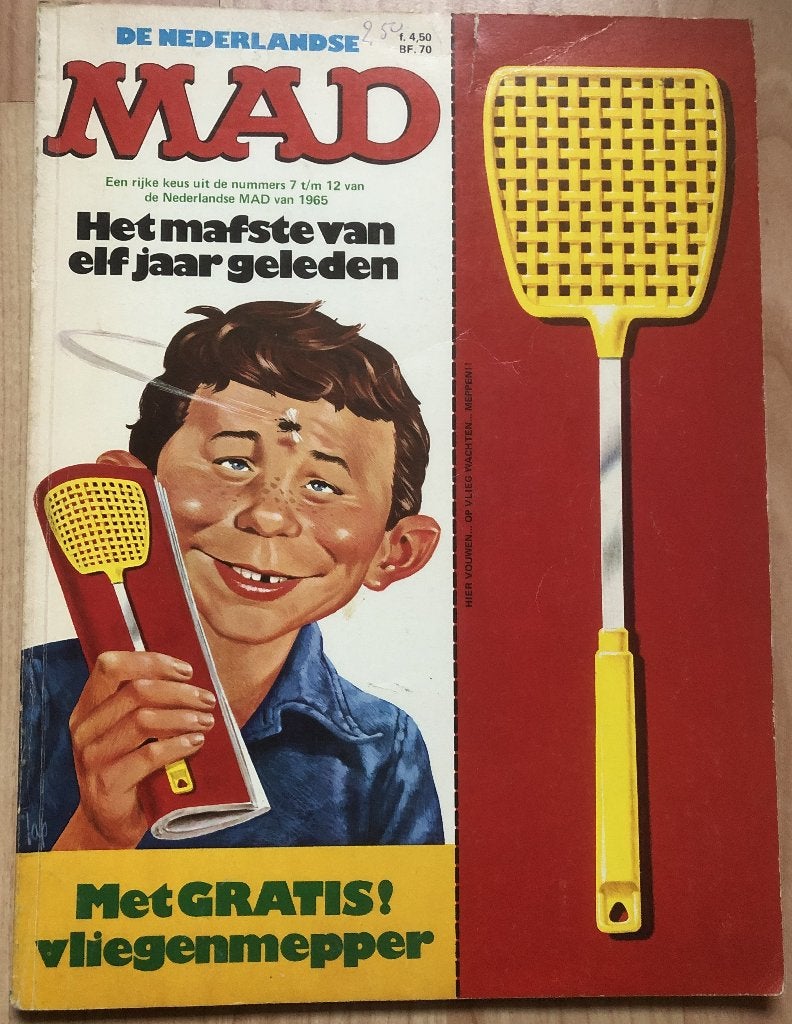 MAD - HET MAFSTE VAN ELF JAAR GELEDEN - STRIPBLAD - 1975, Eén stripboek, Ophalen of Verzenden, Zo goed als nieuw