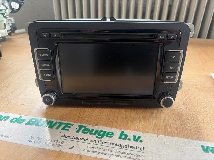 Radio CD Speler van een Volkswagen Touran, Gebruikt, -, Volkswagen, -