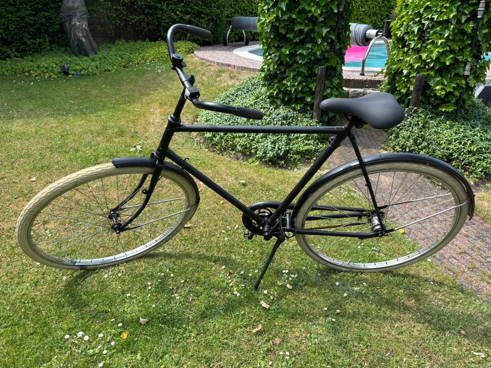 Stationsfiets herenfiets, Fietsen en Brommers, Fietsen | Heren | Herenfietsen, Ophalen, Gebruikt, Overige merken
