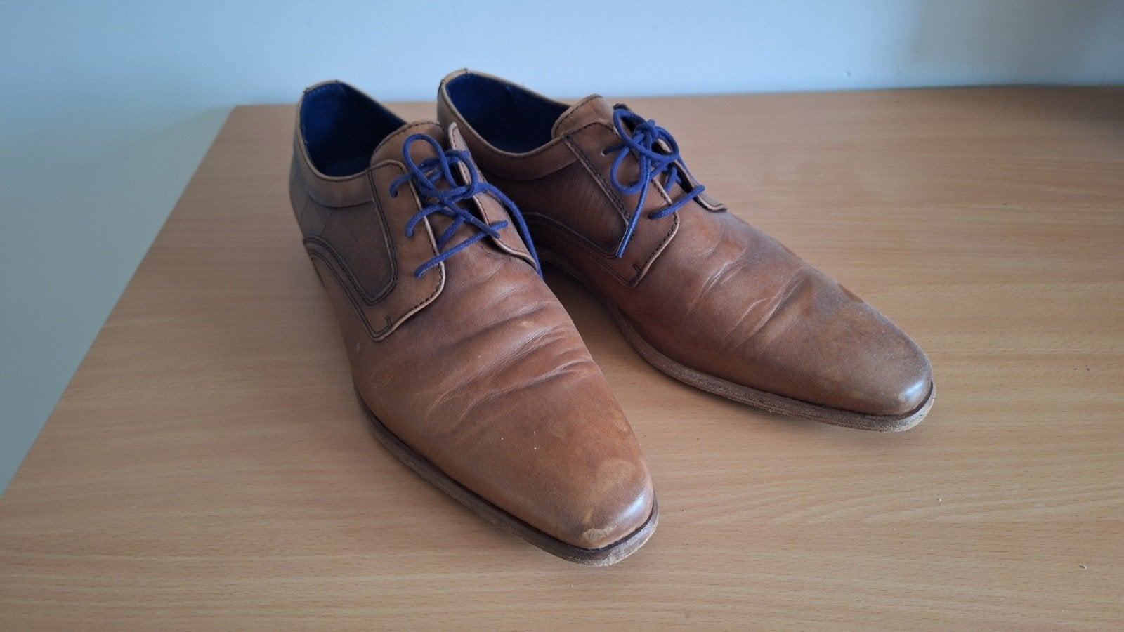 Braend nette schoenen maat 45, Ophalen, Bruin, Braend, Gedragen