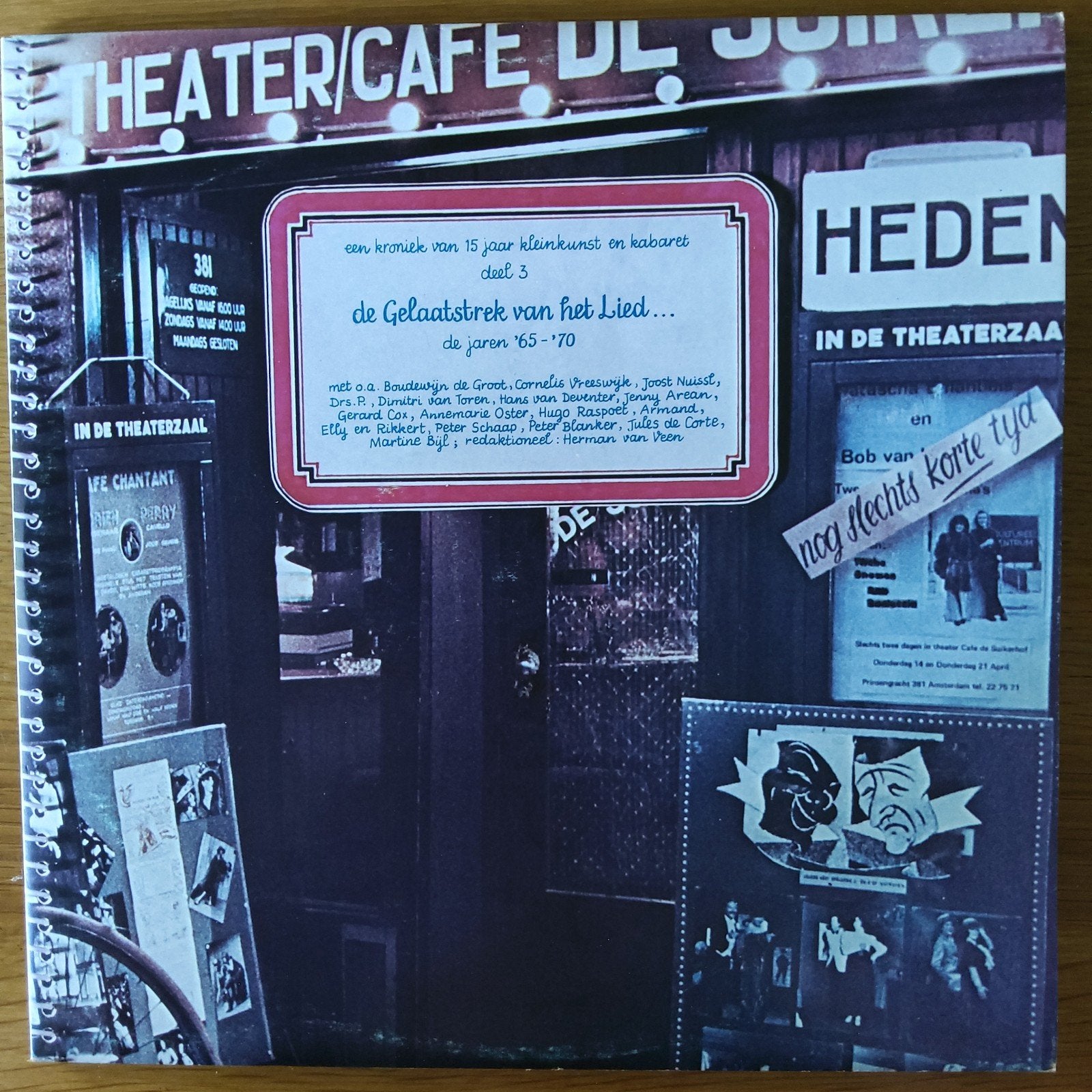 De Gelaatstrek van het Lied... no3 (Jaren '65-'70) Dubbel-LP, Ophalen of Verzenden, Zo goed als nieuw, Overige formaten, Levenslied of Smartlap