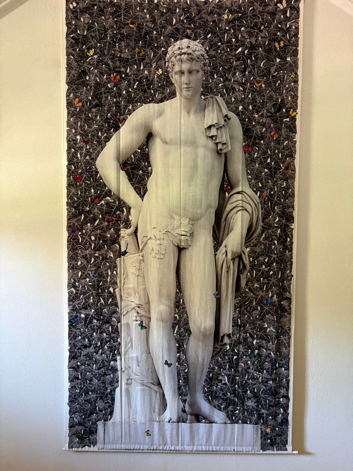 Groot Wandkleed met klassiek beeld David - Uniek design, Ophalen of Verzenden, Zo goed als nieuw, Met ophangsysteem, 250 cm