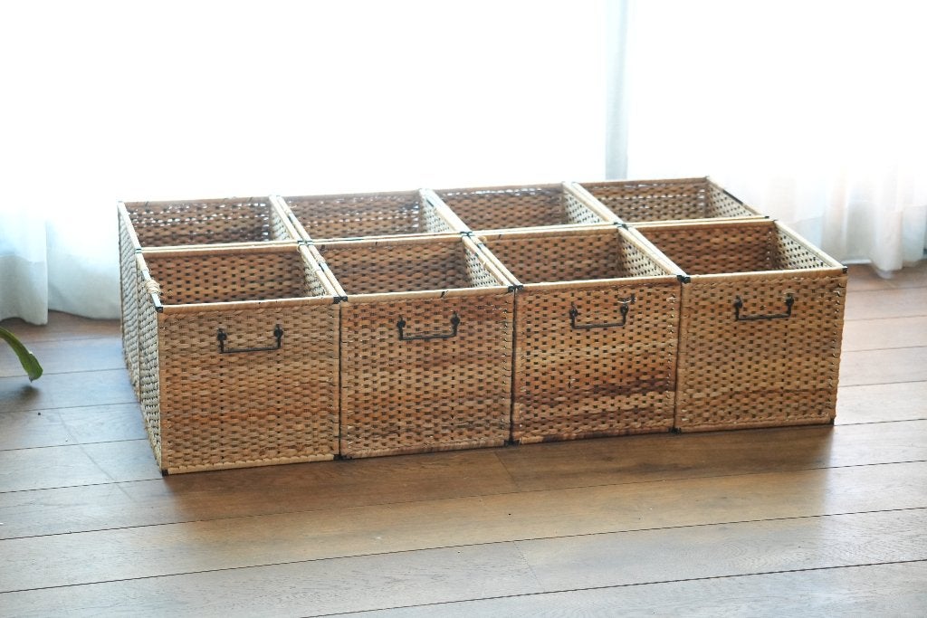 8 x manden/bakken/kisten voor IKEA Expedit/Kallax kast, Huis en Inrichting, Woonaccessoires | Kisten, Ophalen, Minder dan 50 cm