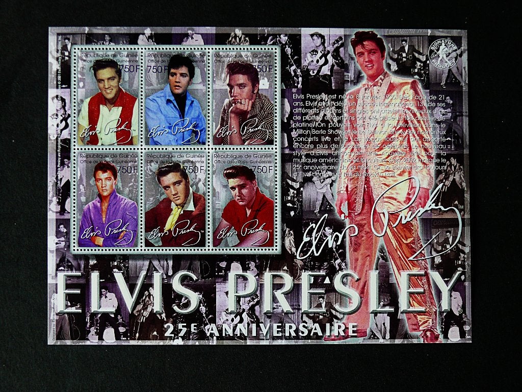 Elvis Presley Blokken, Verzenden, Postfris, Overige thema's