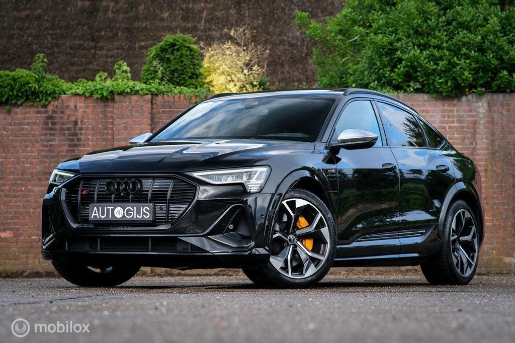 Audi e-tron Sportback S quattro 95 kWh 503 pk | Panorama | R, Auto's, Audi, Automaat, 368 km, Zwart, 95 kWh