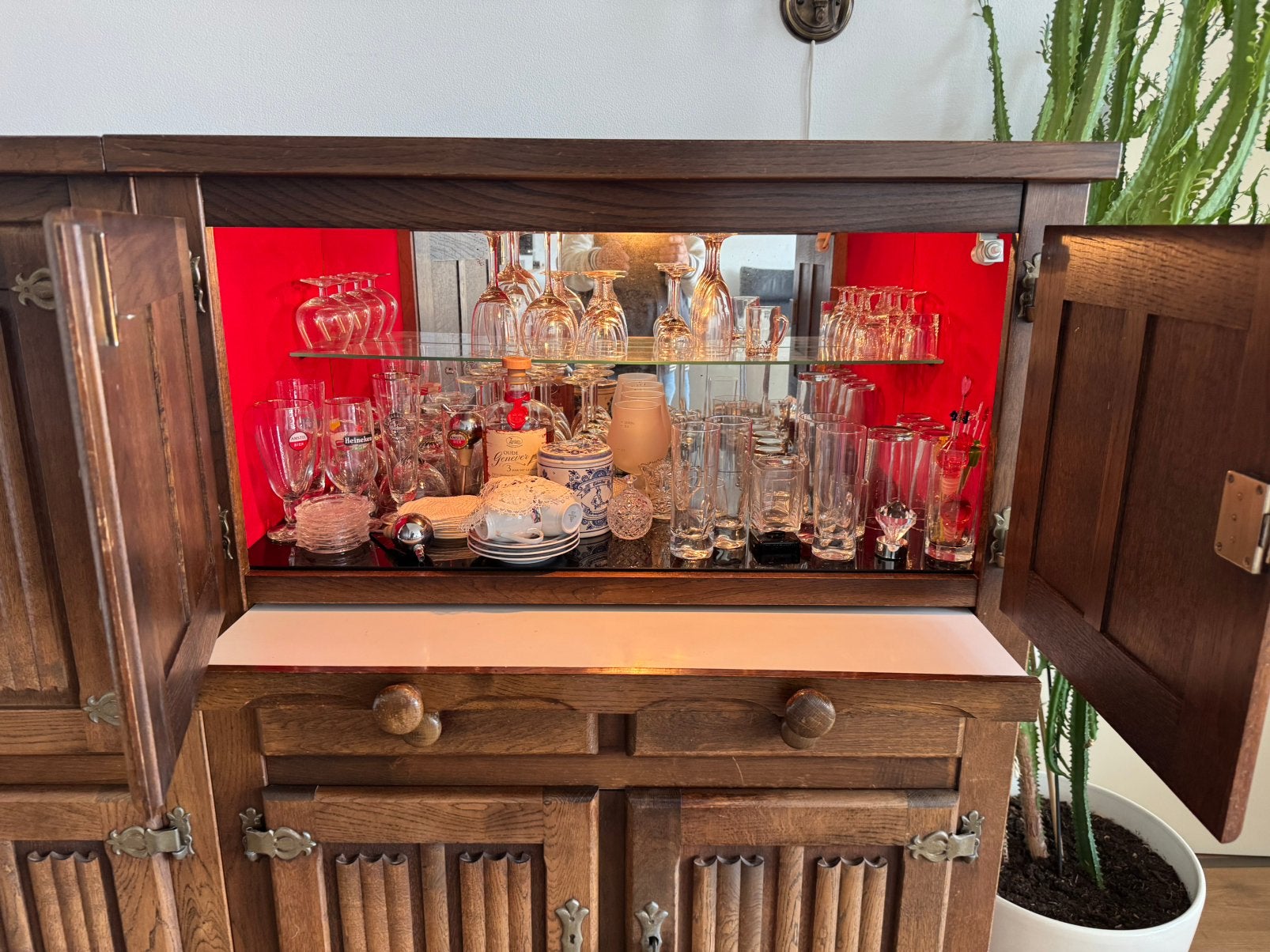 Set buffet kasten met bar, Ophalen of Verzenden