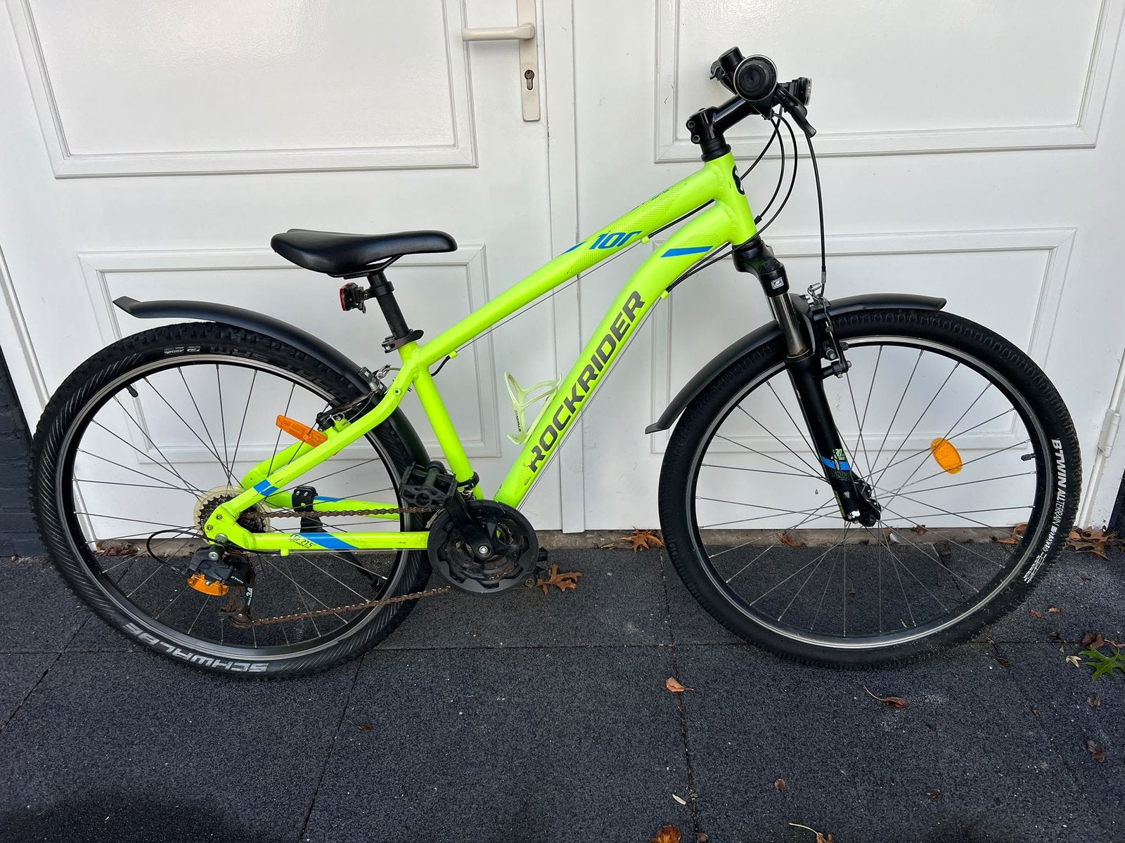 Jongensfiets Rockrider ST100 Mountainbiker 27,5 inch M 21 V, Fietsen en Brommers, Ophalen, Zo goed als nieuw, 26 inch of meer