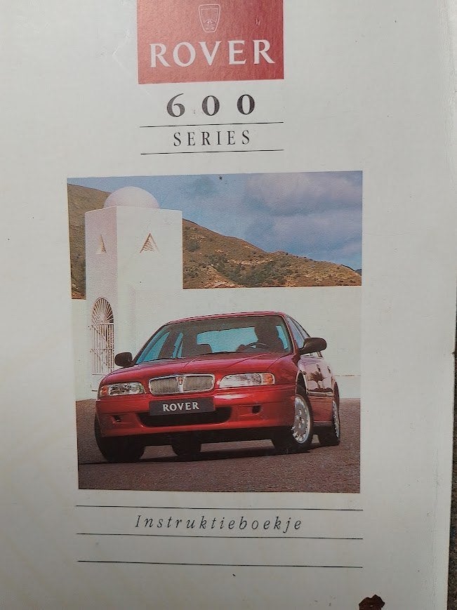 Rover 600 handleiding/ instructieboek, Ophalen of Verzenden