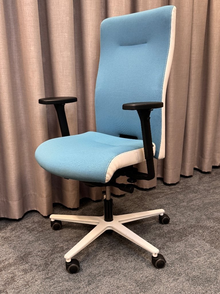 ROVO XP 420 EB – Ergonomische bureaustoel, Gebruikt, Blauw, Ophalen of Verzenden, Bureaustoel